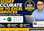 convert PDF to word, excel,jpeg and more accurate service